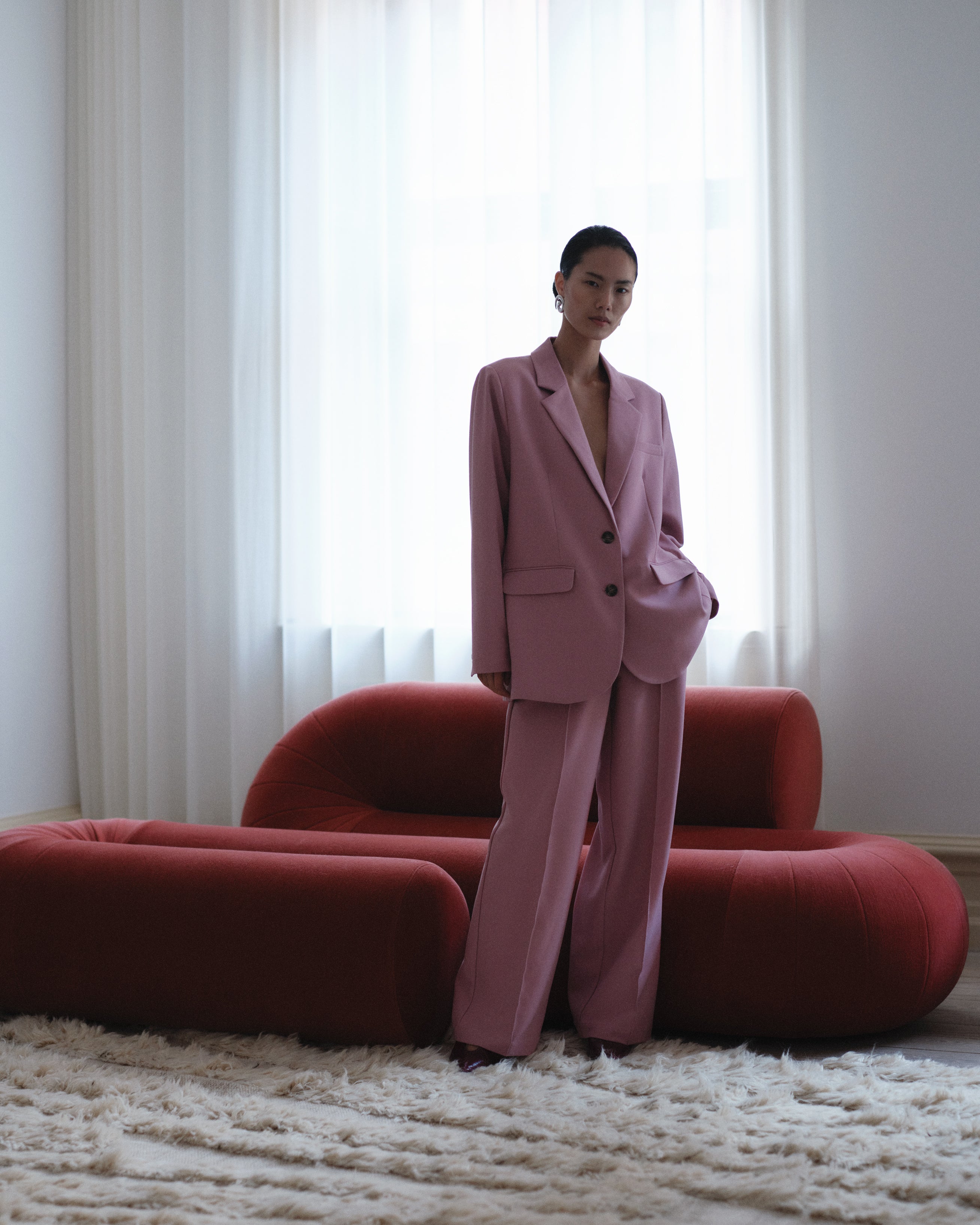 YASREEMAJ Trousers - Lilas